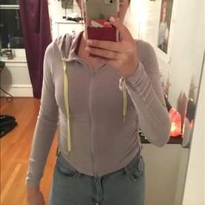 Free People Full zip soft sweater